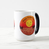 Tropisches Halloween Verwandlungstasse (VorderseiteRechts)