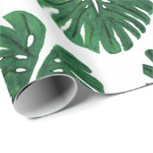 Tropisches handgemaltes Schweizer Geschenkpapier (Rolleneckpunkt)