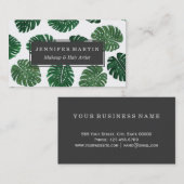 Tropisches handgemaltes Schweizer Visitenkarte (Vorne/Hinten)