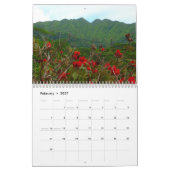 Tropisches Hawaii Kalender (Feb 2027)