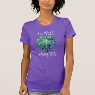 Tropisches Hawaii Lass es mir gut gehen mit meiner T-Shirt