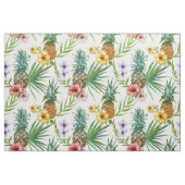 Tropisches Hawaii-Thema-Aquarell-Ananasmuster Stoff (Fat Quarter (45,7 x 55,9 cm))