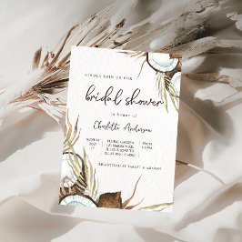 Tropisches hawaiianisches Brautparty Einladung