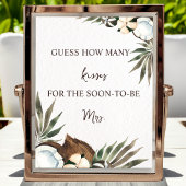 Tropisches hawaiianisches Brautparty Poster