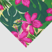 Tropisches hawaiianisches Muster Seidenpapier (Ausschnitt)
