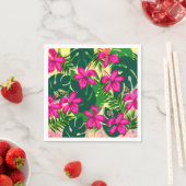 tropisches hawaiianisches Muster Serviette (Beispiel)