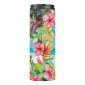 Tropisches Hawaiianisches Paradies Thermosbecher (Rückseite)