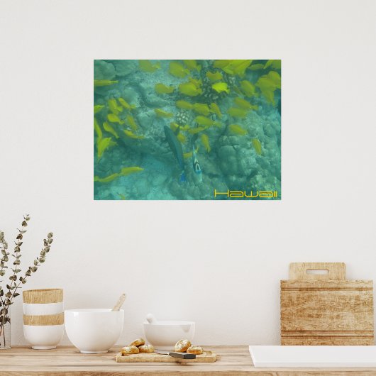 tropisches Hawaiianisches Poster (Küche)