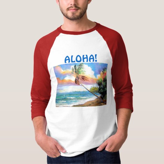 Tropisches hawaiisches Shirt (Vorderseite)