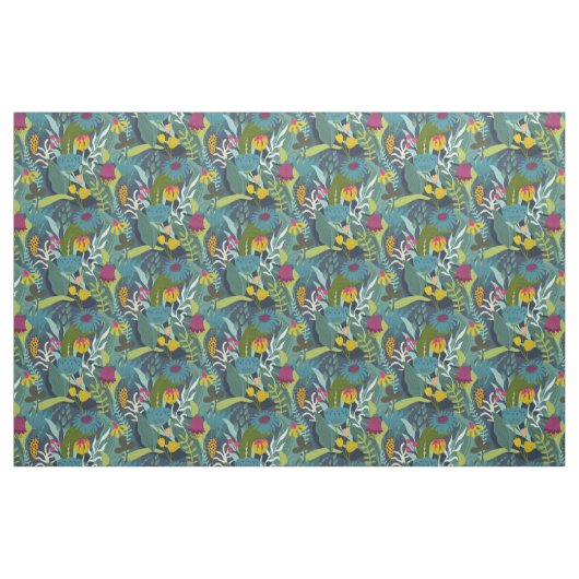 Tropisches, helles Muster Stoff (Fat Quarter (45,7 x 55,9 cm))