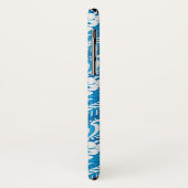 Tropisches Hibiskus-Muster Case-Mate iPhone Hülle (Hinten/Links)