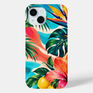 Tropisches Hibiskus-Paradies Botanische Kunst Case-Mate iPhone Hülle