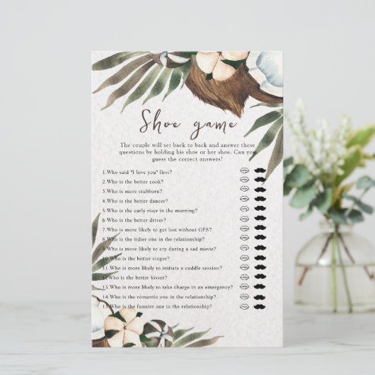 Tropisches Hochzeitsspiel oder Duschdusche (Stehend Vorderseite)