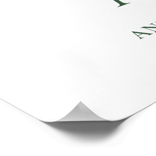 Tropisches indisches Peacock Floral Wedding Foto Poster (Ecke)