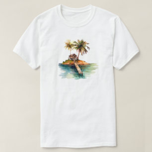 Tropisches-Inseln-T-Shirt T-Shirt