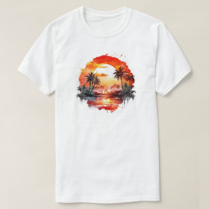 Tropisches-Inseln-T-Shirt T-Shirt