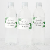 Tropisches Jungle Baby Dusche Wasserflasche Wrappe Wasserflaschenetikett (Flaschen)