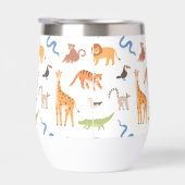 Tropisches Jungle Safari Muster (Rechts)