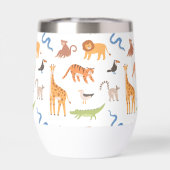 Tropisches Jungle Safari Muster (Rückseite)