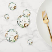 Tropisches Jungle Safari Tiere Grüne Blätter Party Konfetti (Gruppe)