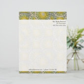 Tropisches Kaktus-Foto-kundenspezifische Adresse Briefkopf (Stehend Vorderseite)