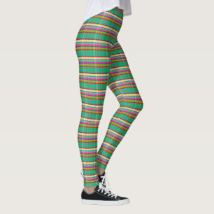 Tropisches Kariertes FAITT Leggings