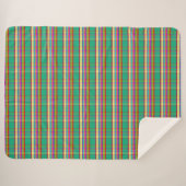 Tropisches Kariertes FAITT Sherpadecke (Vorderseite (Horizontal))
