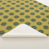 Tropisches Kiwi-Muster Sherpadecke (3/4)