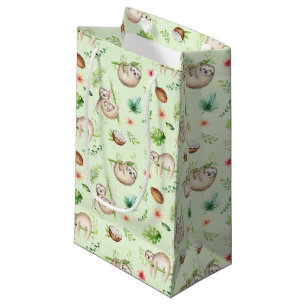 Tropisches Kokosnuss-Trägheits-Muster Kleine Geschenktüte