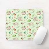 Tropisches Kokosnuss-Trägheits-Muster Mousepad (Mit Mouse)