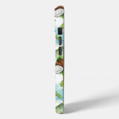 tropisches Kokospalmenmuster Case-Mate iPhone Hülle (Rückseite / Links)