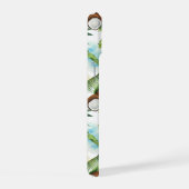 tropisches Kokospalmenmuster iPhone 15 Hülle (Rechte Seite)