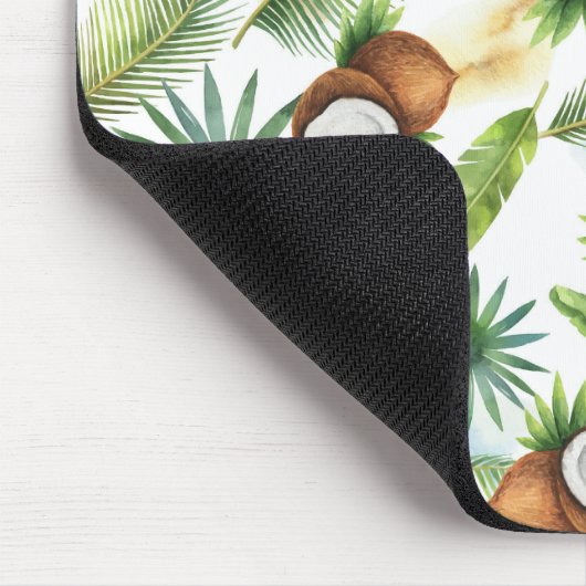 tropisches Kokospalmenmuster Mousepad (Ecke)
