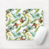 tropisches Kokospalmenmuster Mousepad (Mit Mouse)