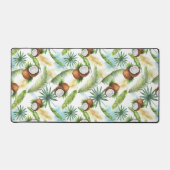 tropisches Kokospalmenmuster Schreibtischunterlage (Vorderseite)