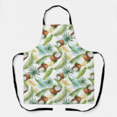 tropisches Kokospalmenmuster Schürze (Vorderseite)