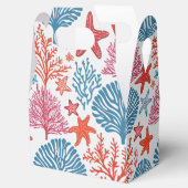 Tropisches Korallen- und Seesternmuster Geschenkschachtel (Geöffnet)