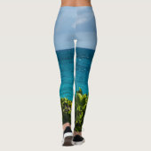Tropisches Kreuzschiff Leggings (Rückseite)