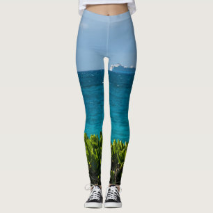 Tropisches Kreuzschiff Leggings