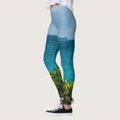 Tropisches Kreuzschiff Leggings (Links)