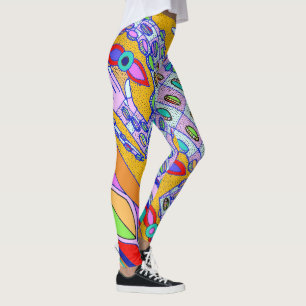 Tropisches Krokodil-Legierungsdesign Leggings