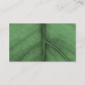 Tropisches Leaf Art Déco Inspirierte Hochzeitsdeta Begleitkarte (Rückseite)