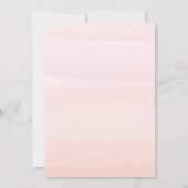 Tropisches Leaf Art Déco Save the Date Inspiriert Einladung (Rückseite)