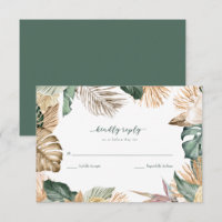 Tropisches Leaf Beach Hochzeit UAWG