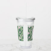 Tropisches Leaf | Bribe Tribe Acrylic Tumbler Acryltrinkbecher (Rechts)