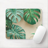 Tropisches Leaf-Desk Mat Mousepad (Mit Mouse)