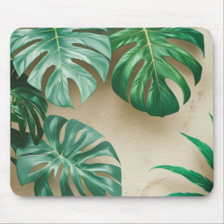 Tropisches Leaf-Desk Mat Mousepad