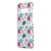 Tropisches Leaf-Dreieck-Muster Case-Mate Samsung Galaxy Hülle (Hinten/Links)