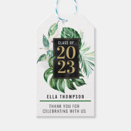 Tropisches Leaf-Klasse 2021 Abschluss | Vielen Dan Geschenkanhänger