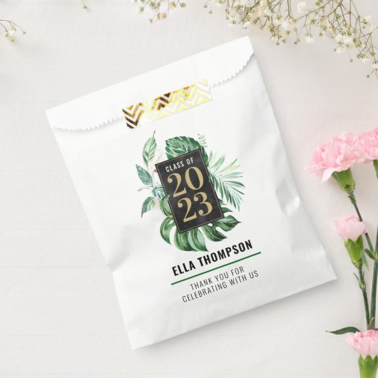 Tropisches Leaf-Klasse 2021 Abschluss | Vielen Dan Geschenktütchen (Versiegelt)